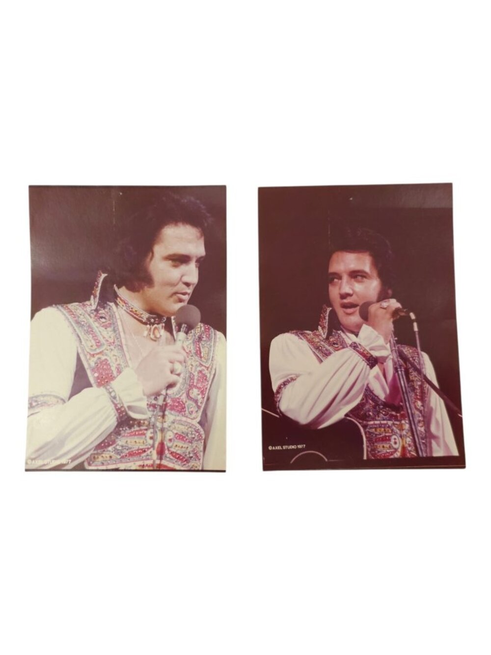 Elvis Presley 3.5 x 5 Totem Pole Gypsy Concert Photos 1977 Axel Studio Lot